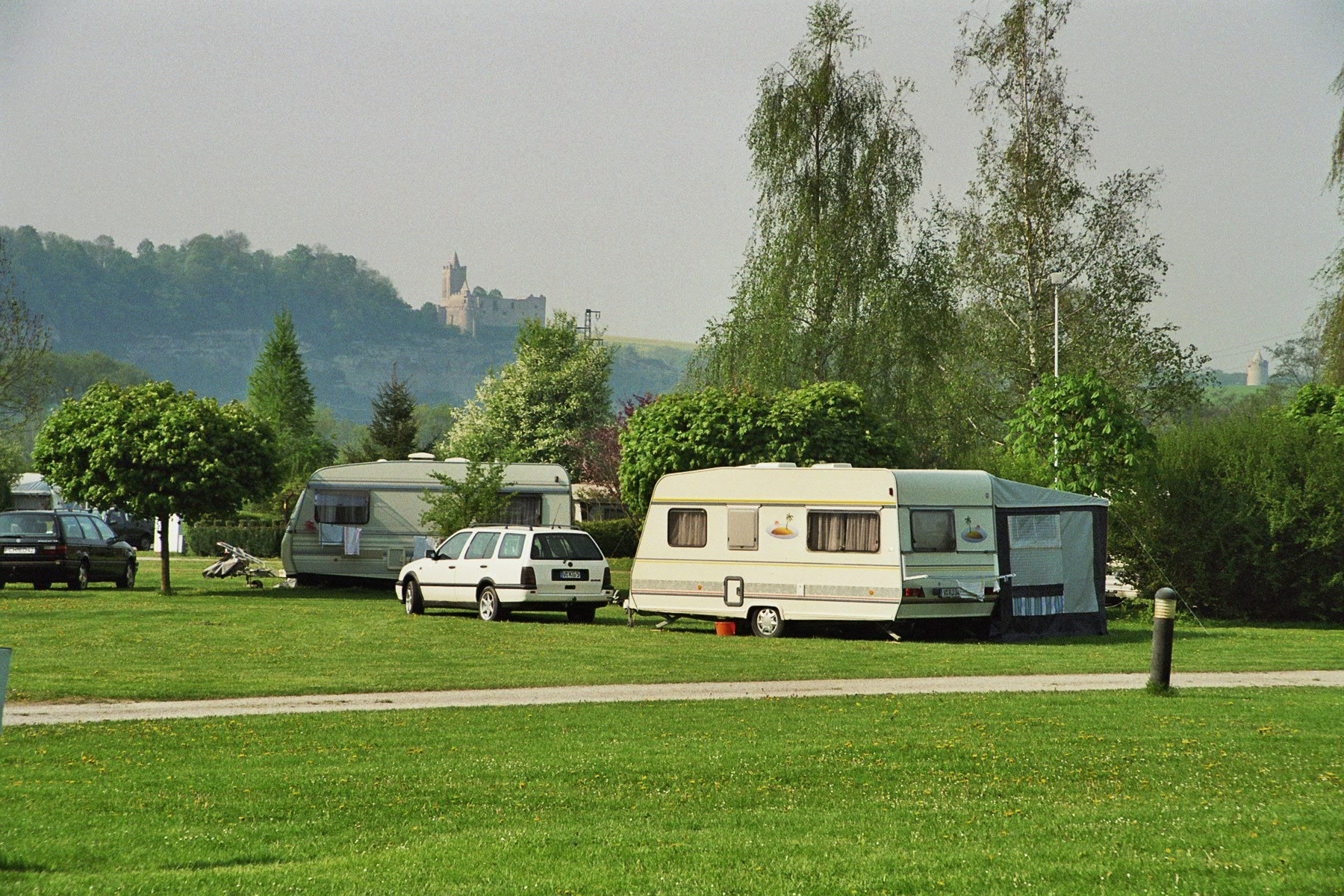 Camping an der Rudelsburg