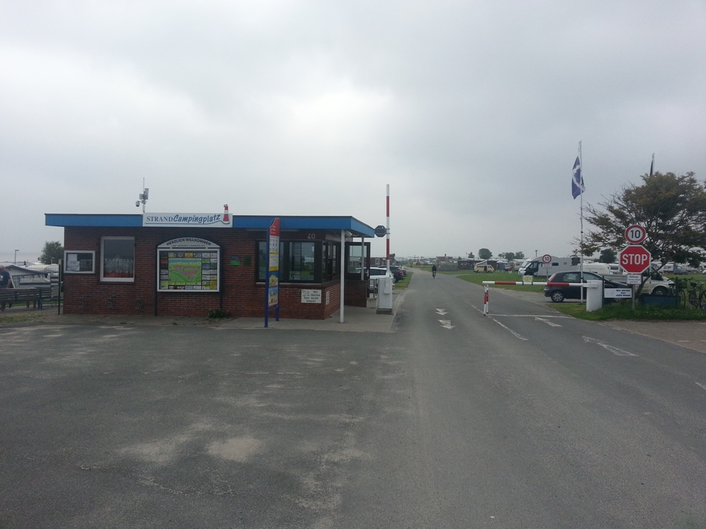 Campingplatz Dangast Einfahrt