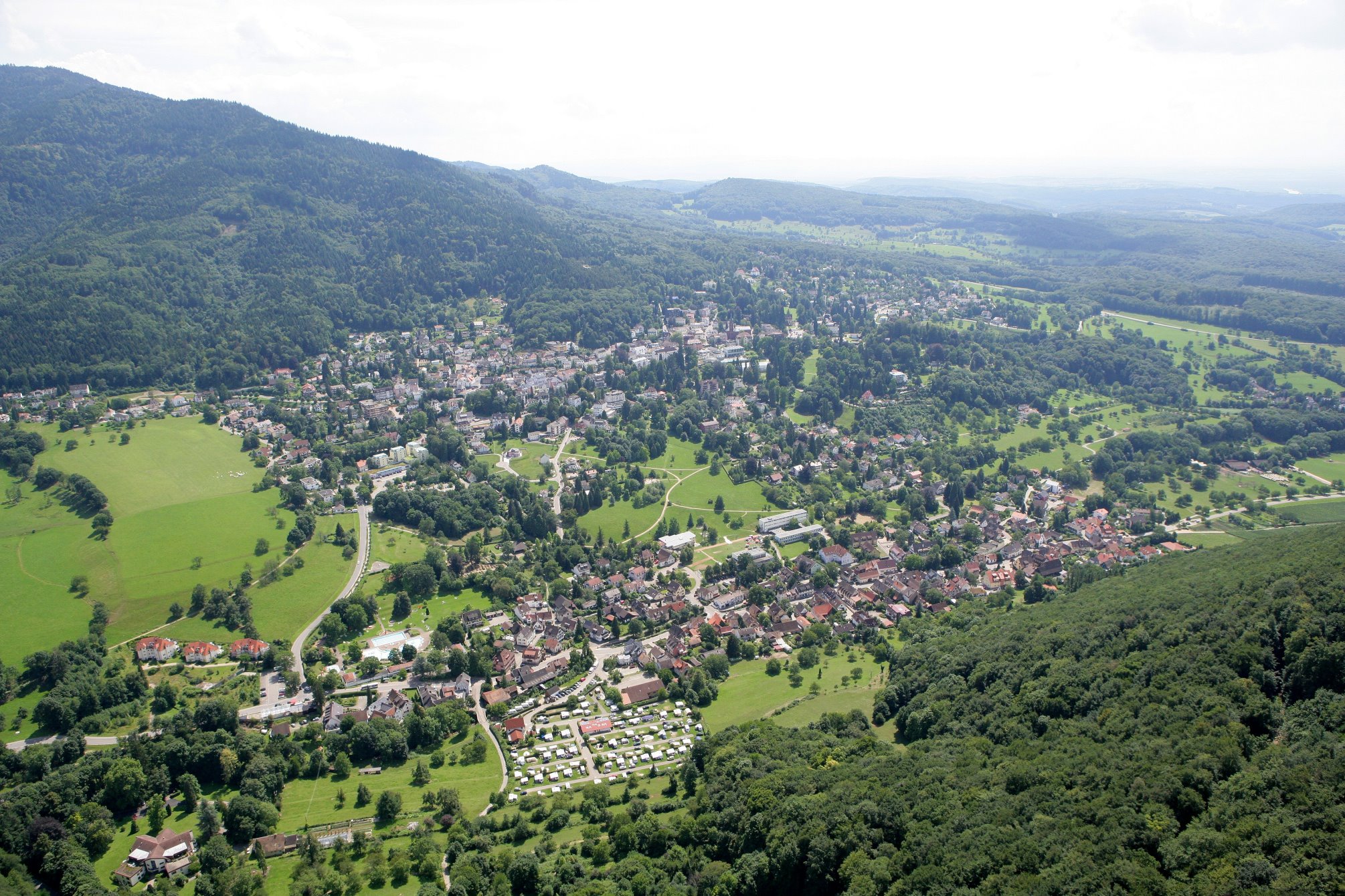 Luftbild Kur&Feriencamping Badenweiler